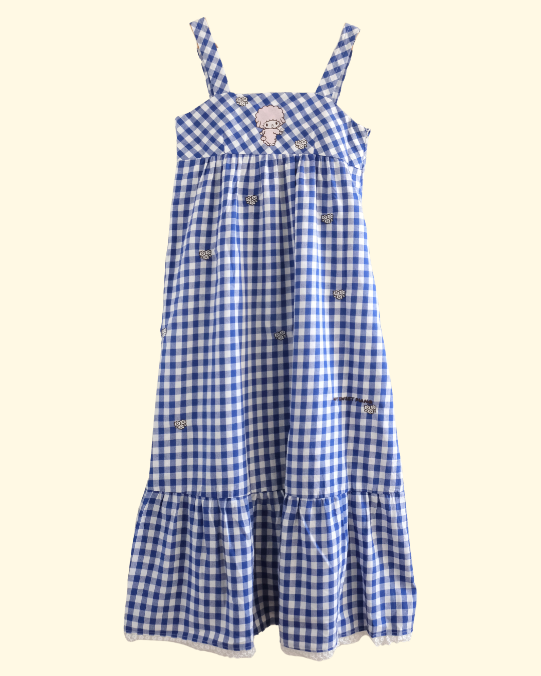 GINGHAM CHECK ONE-PIECE