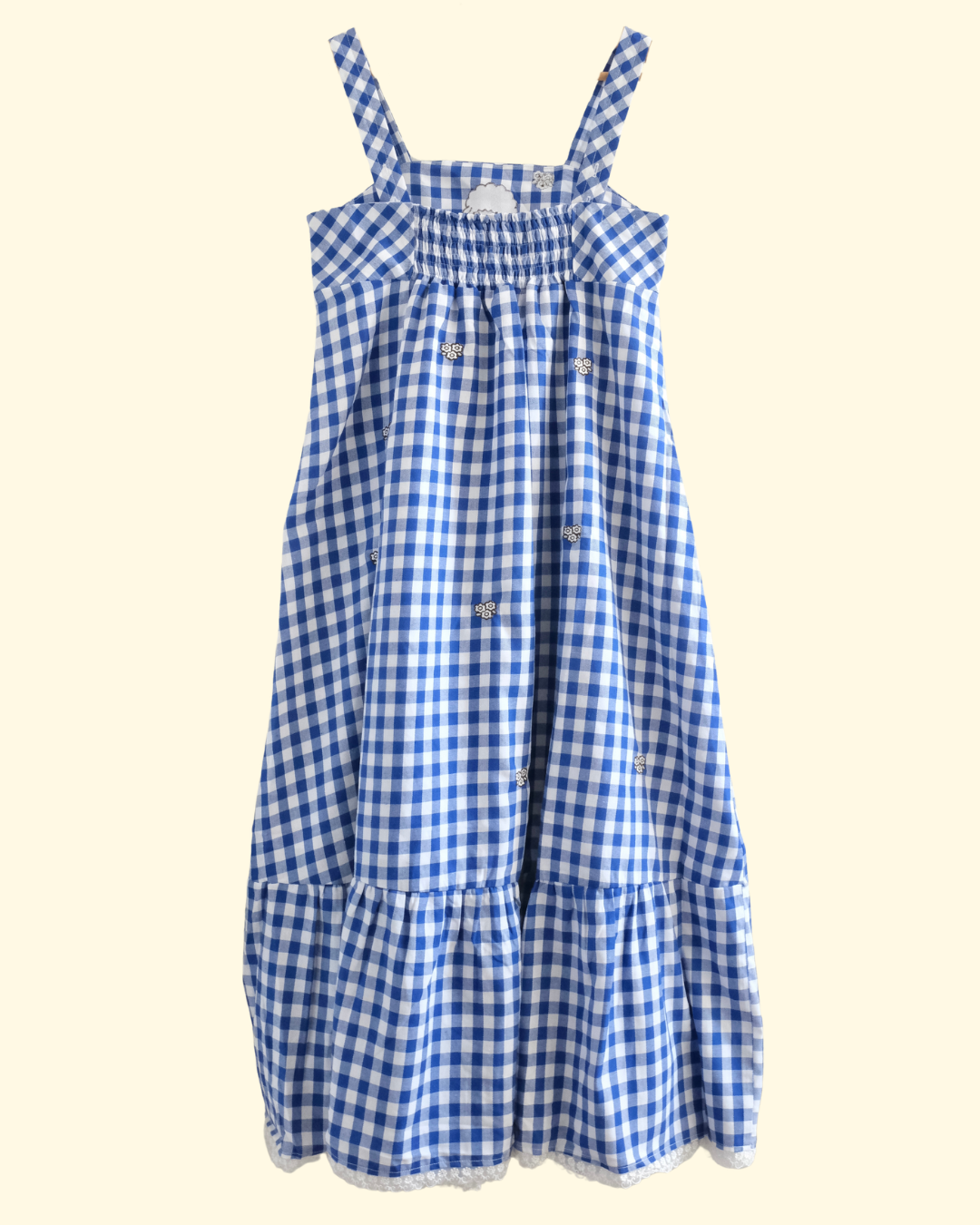 GINGHAM CHECK ONE-PIECE