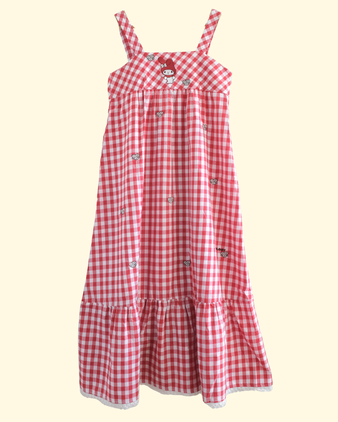 GINGHAM CHECK ONE-PIECE