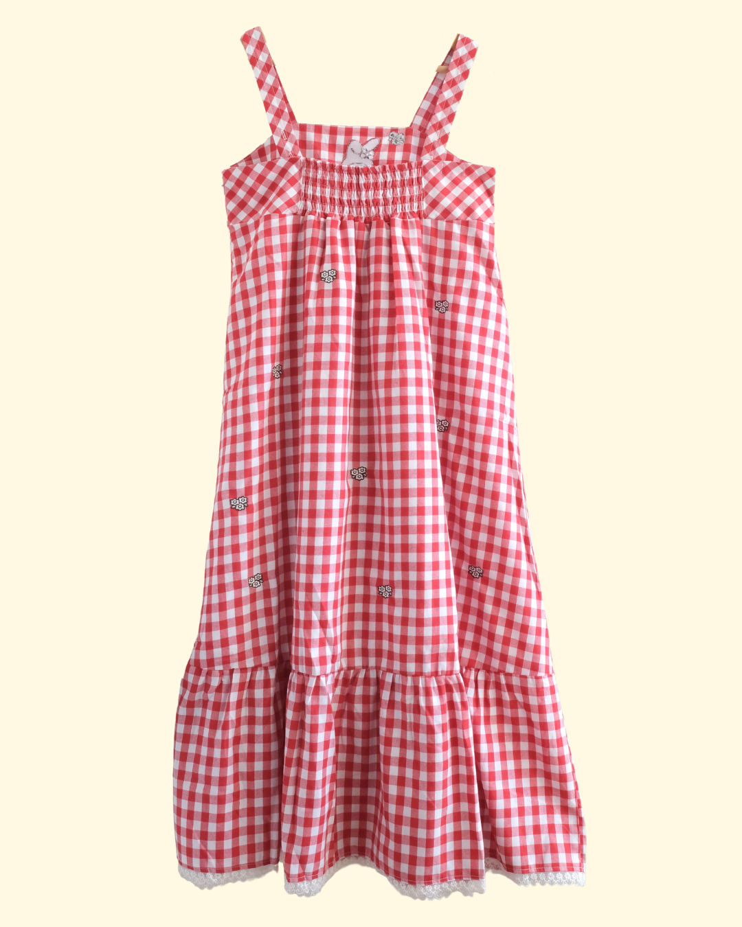 GINGHAM CHECK ONE-PIECE