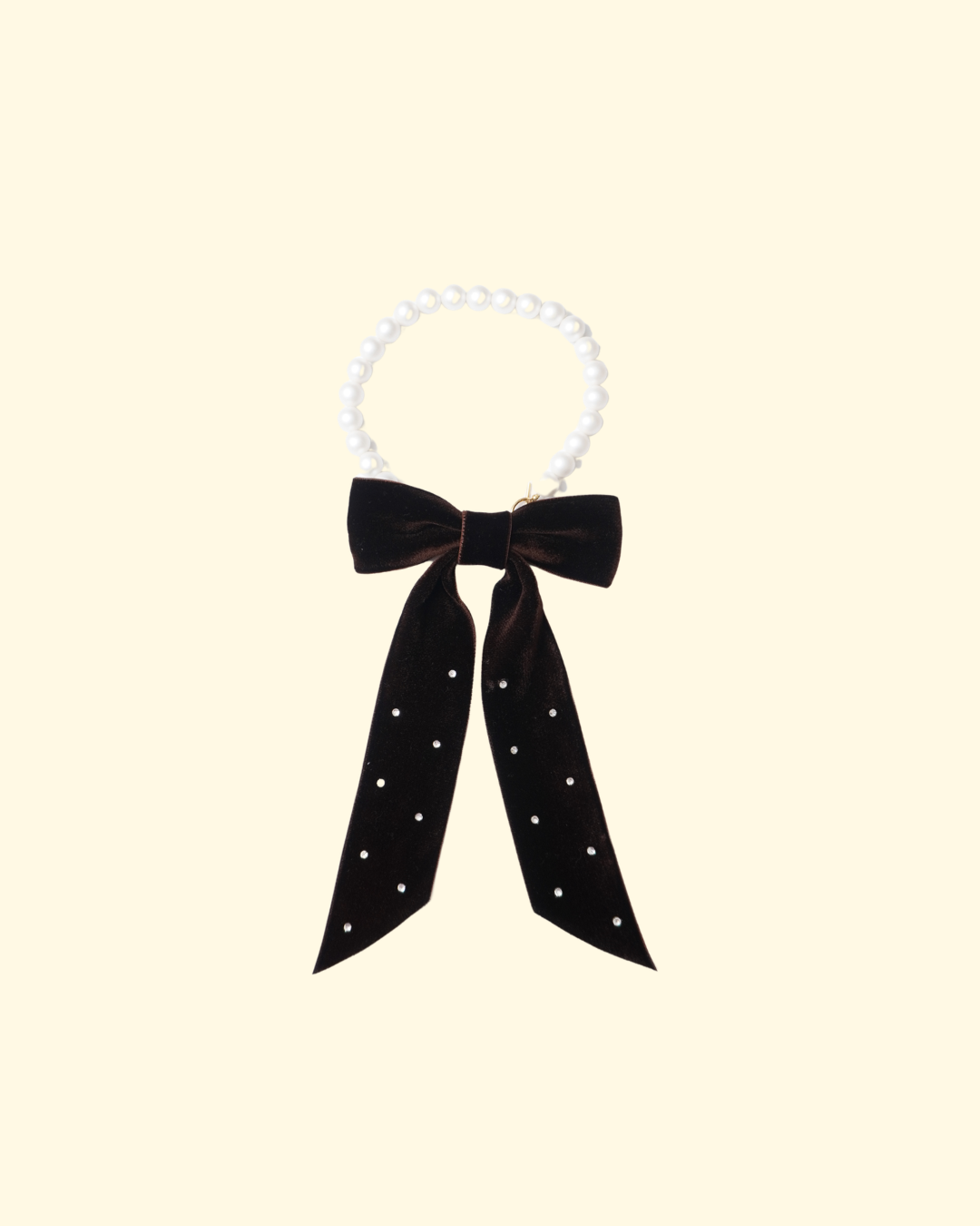 VELVET RIBBON TIE NECLACE
