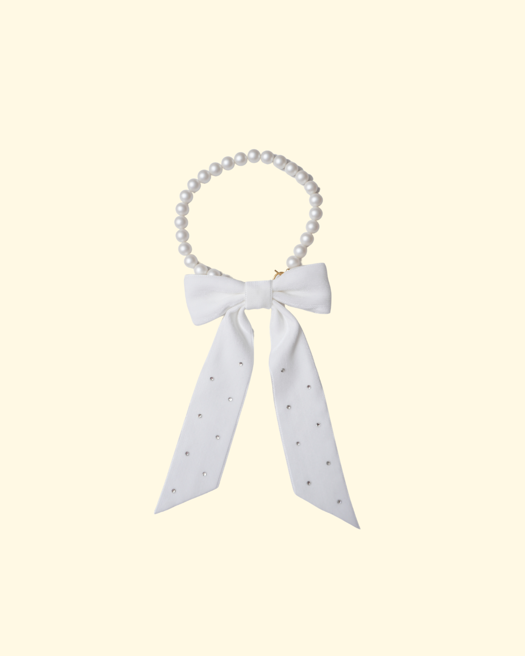 VELVET RIBBON TIE NECLACE