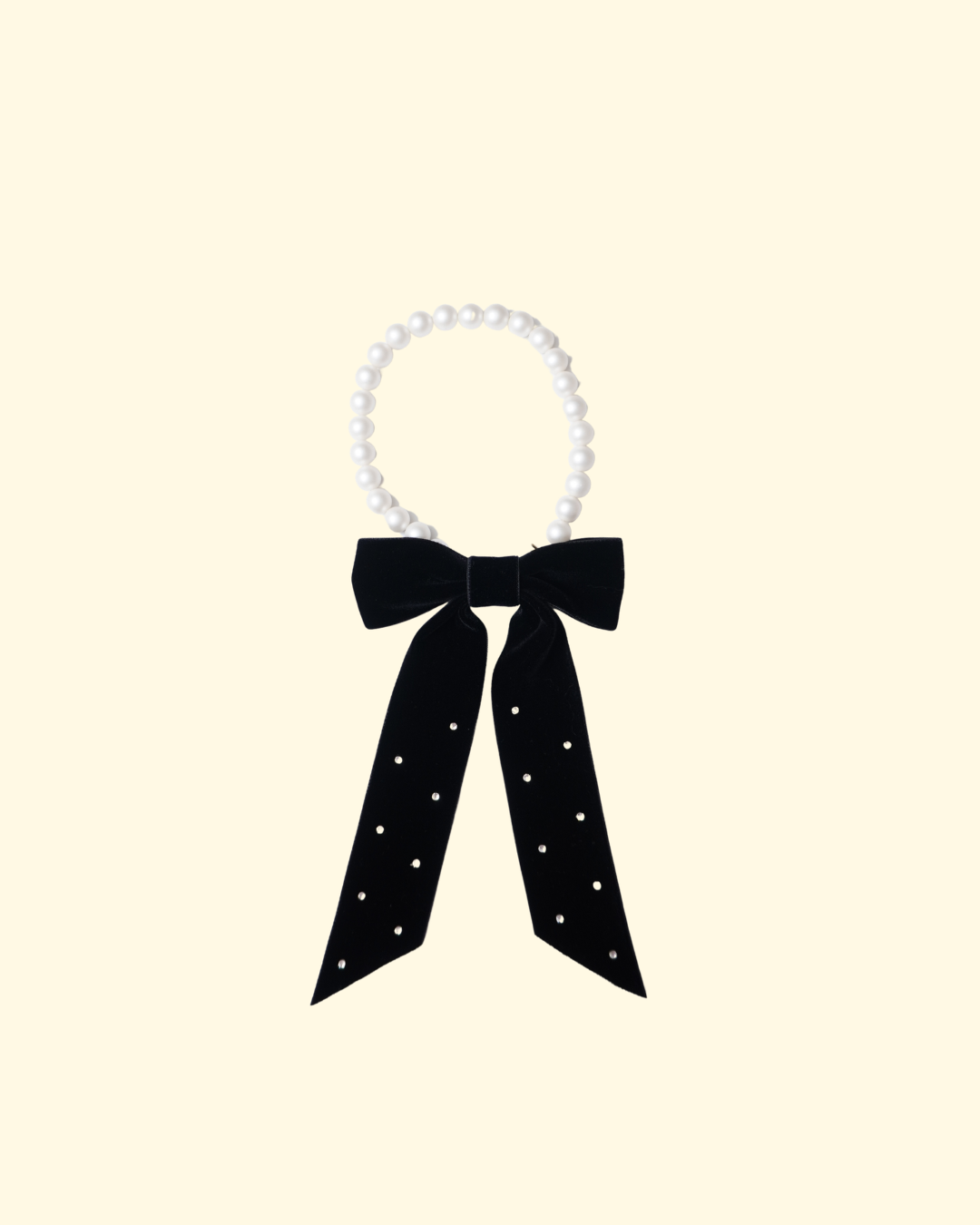 VELVET RIBBON TIE NECLACE