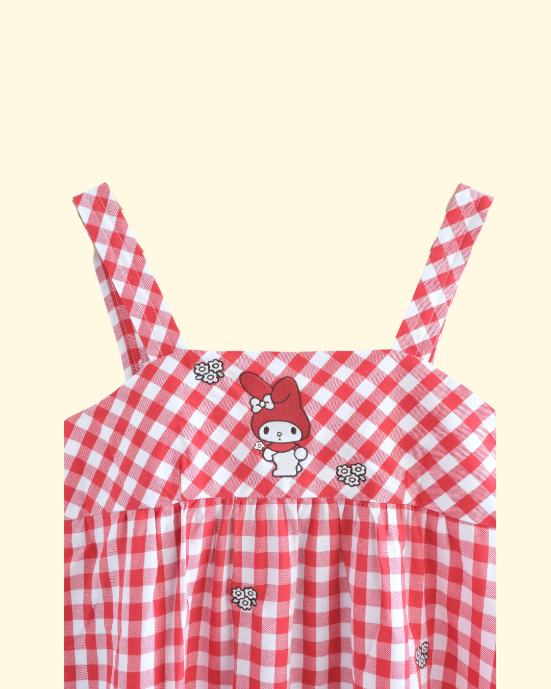 GINGHAM CHECK ONE-PIECE