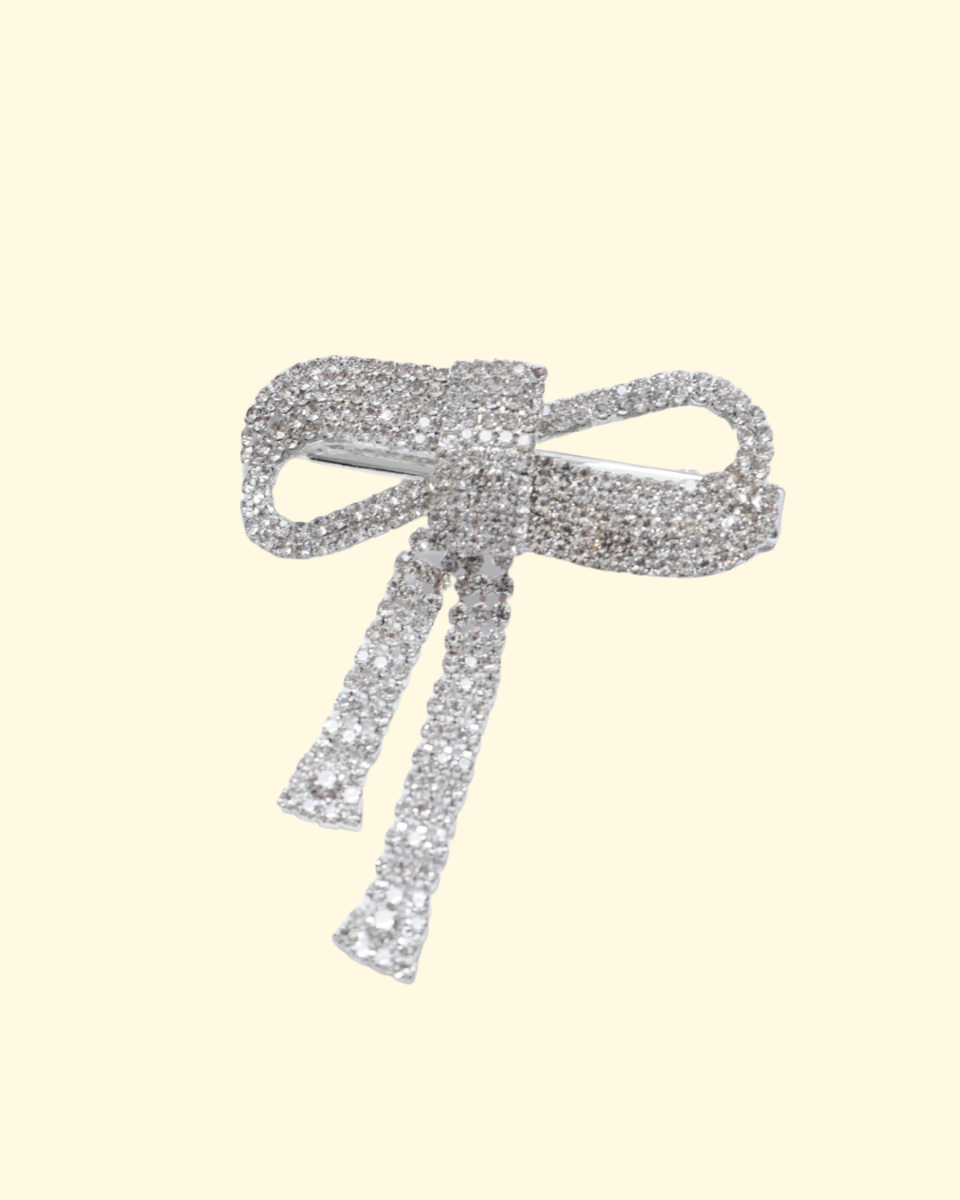 LIGHT STONE RIBBON CLIP