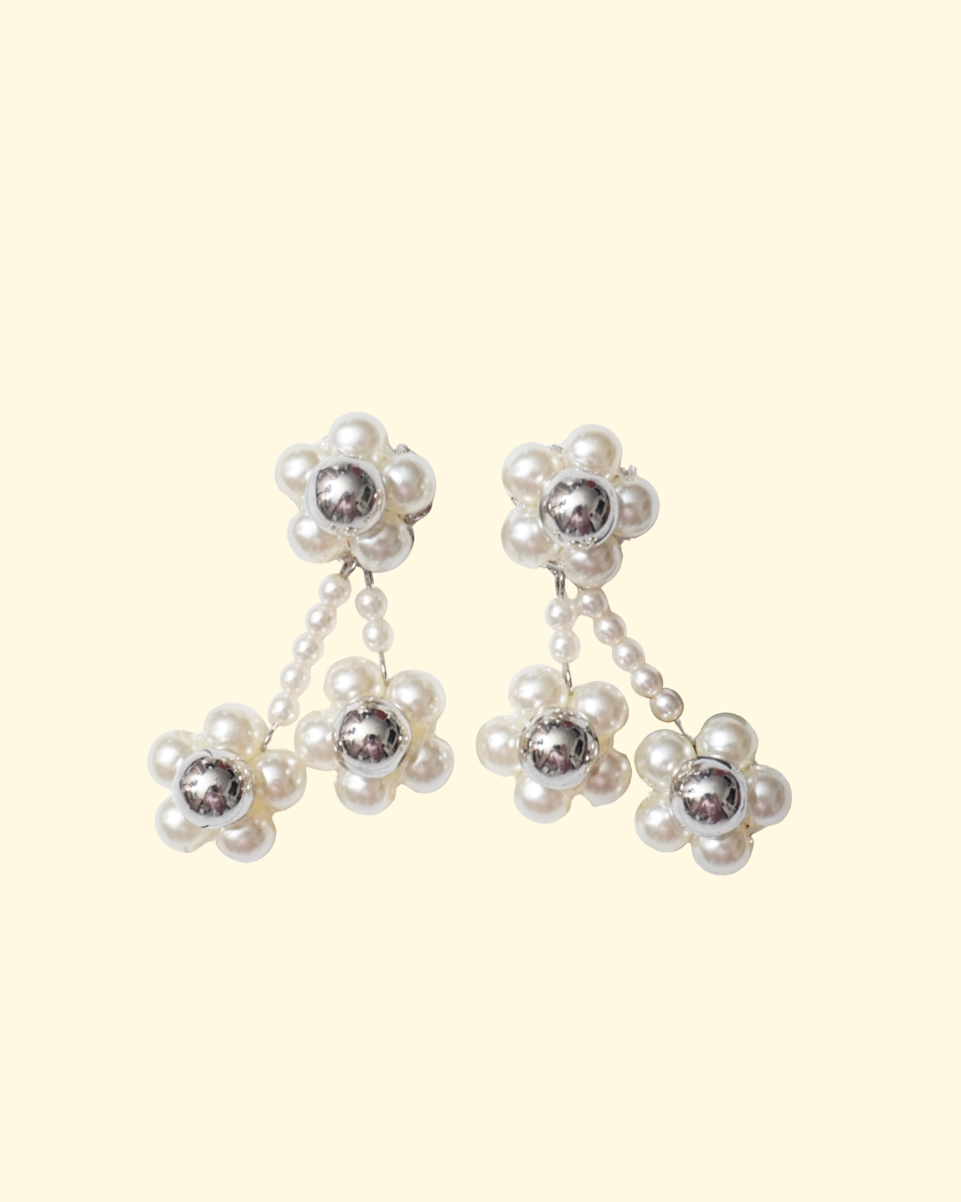 雪の華イヤリング / ピアス