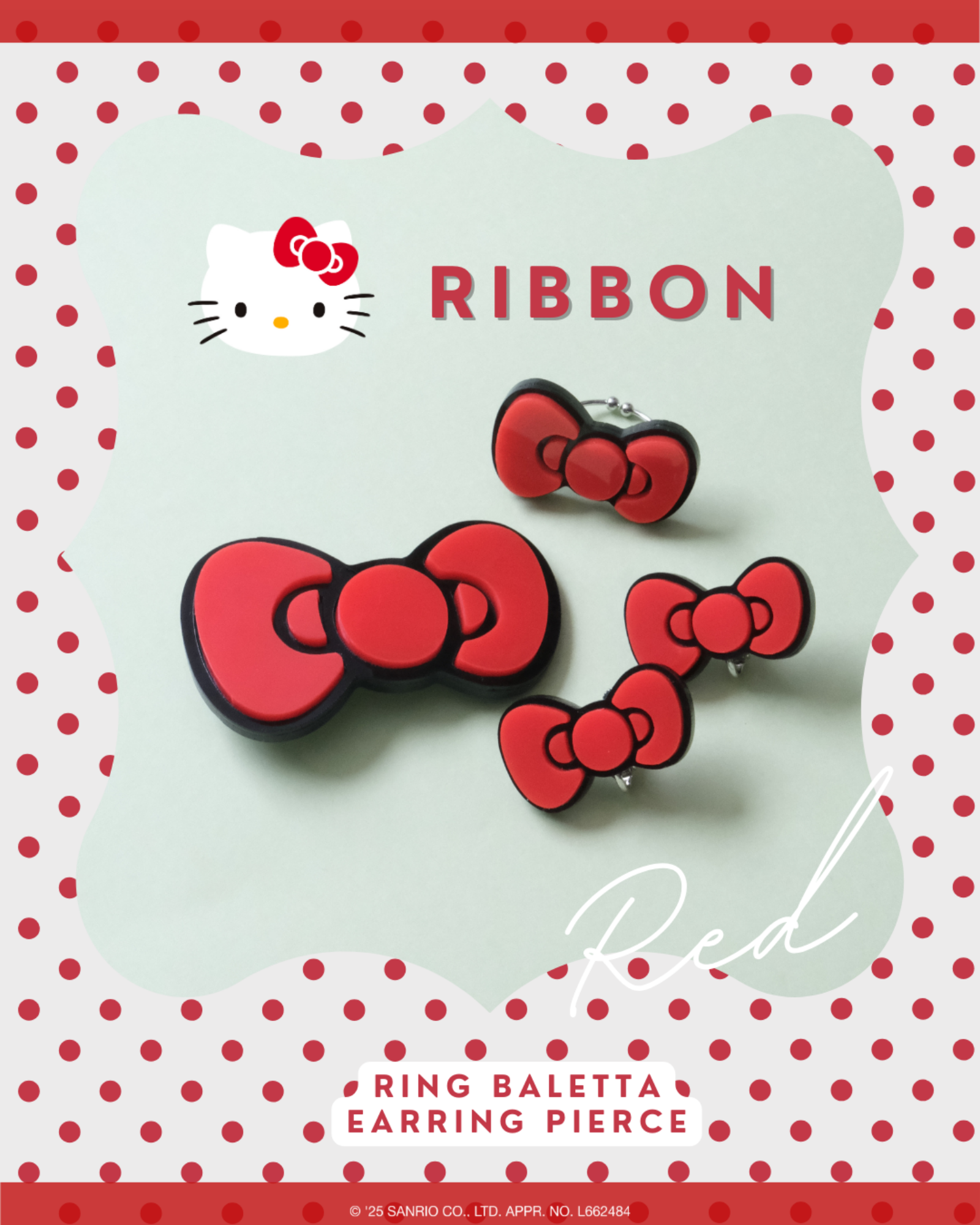 HELLO KITTY RIBBON RING