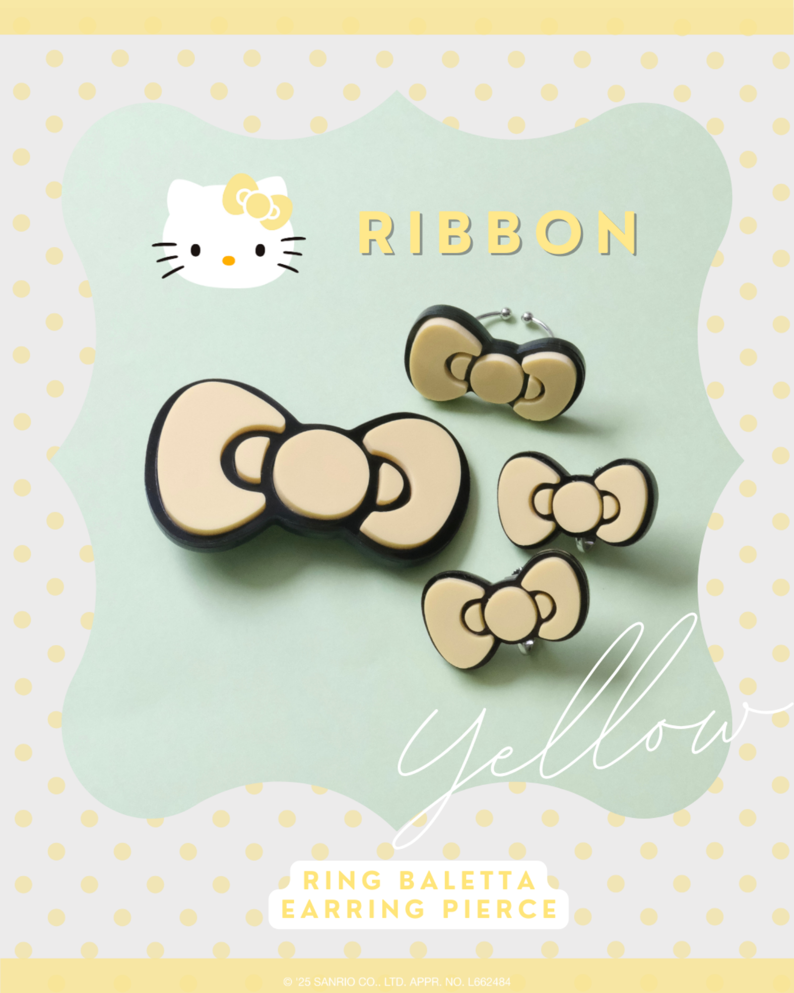 HELLO KITTY RIBBON RING