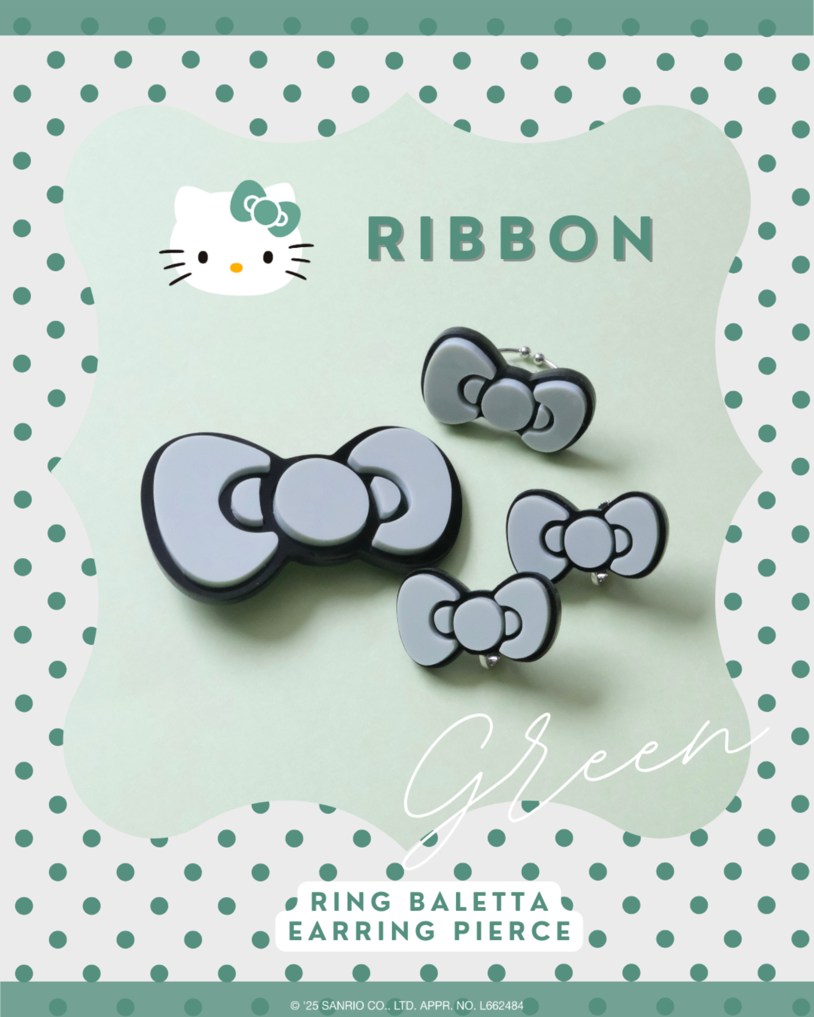 HELLO KITTY RIBBON RING
