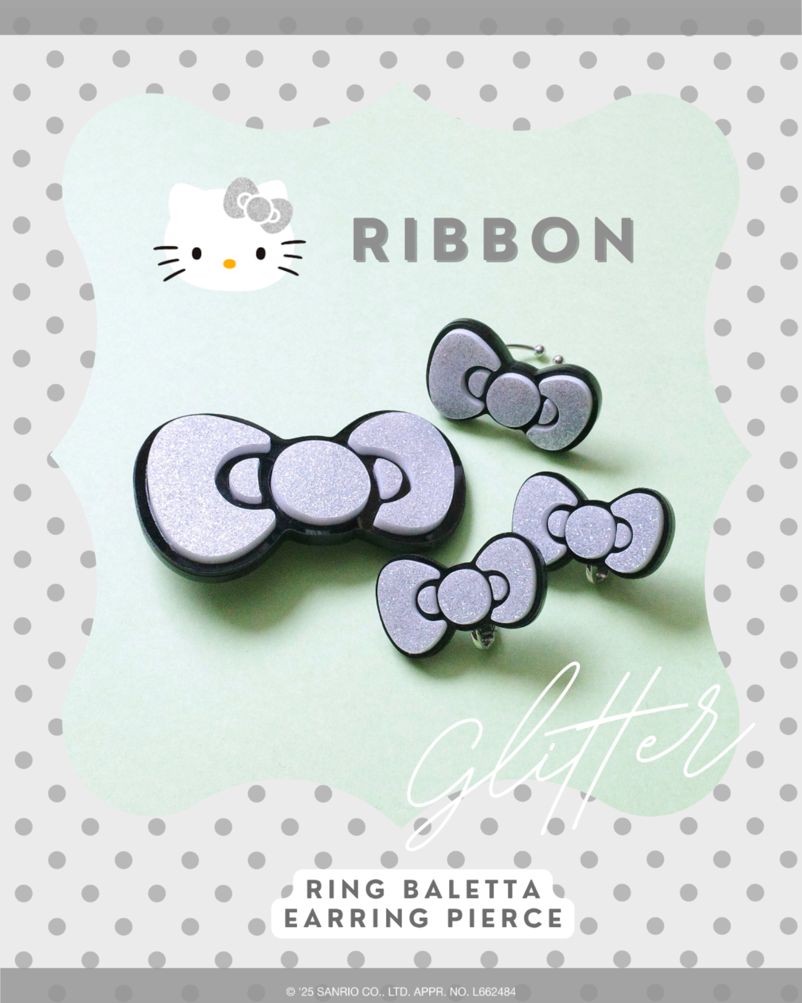 HELLO KITTY RIBBON RING