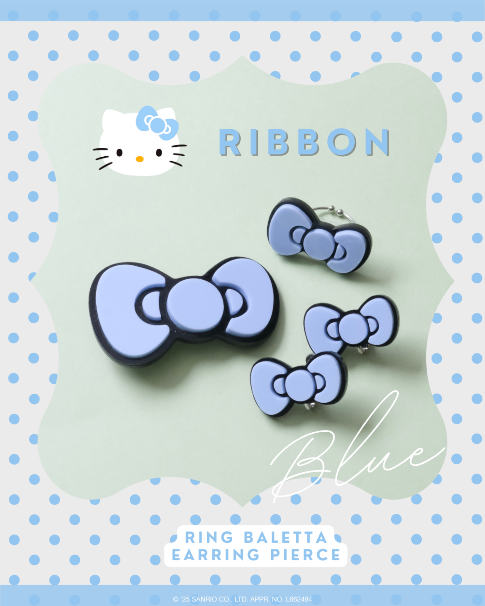 HELLO KITTY RIBBON RING