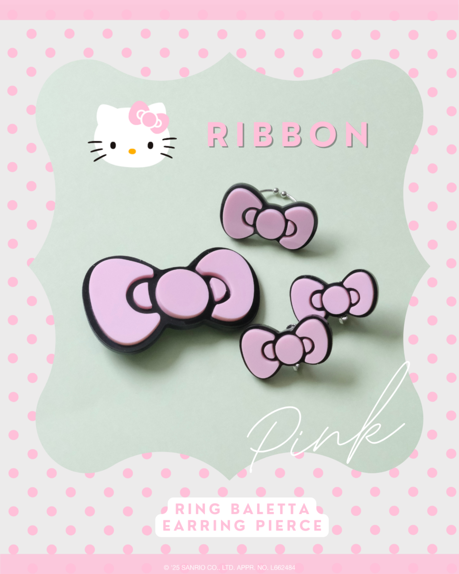 HELLO KITTY RIBBON RING