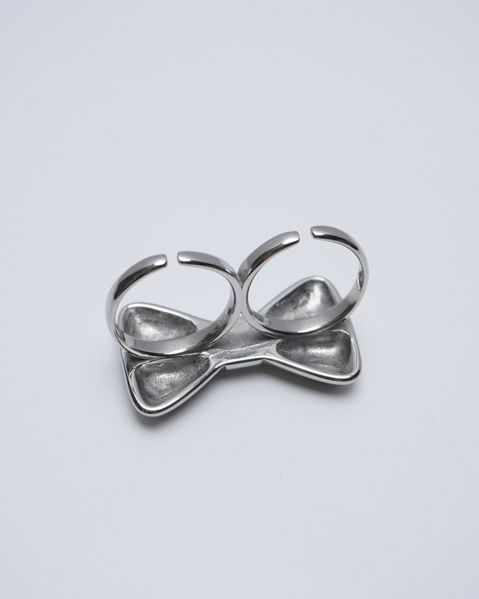 BOW DOUBLE FINNGER RING