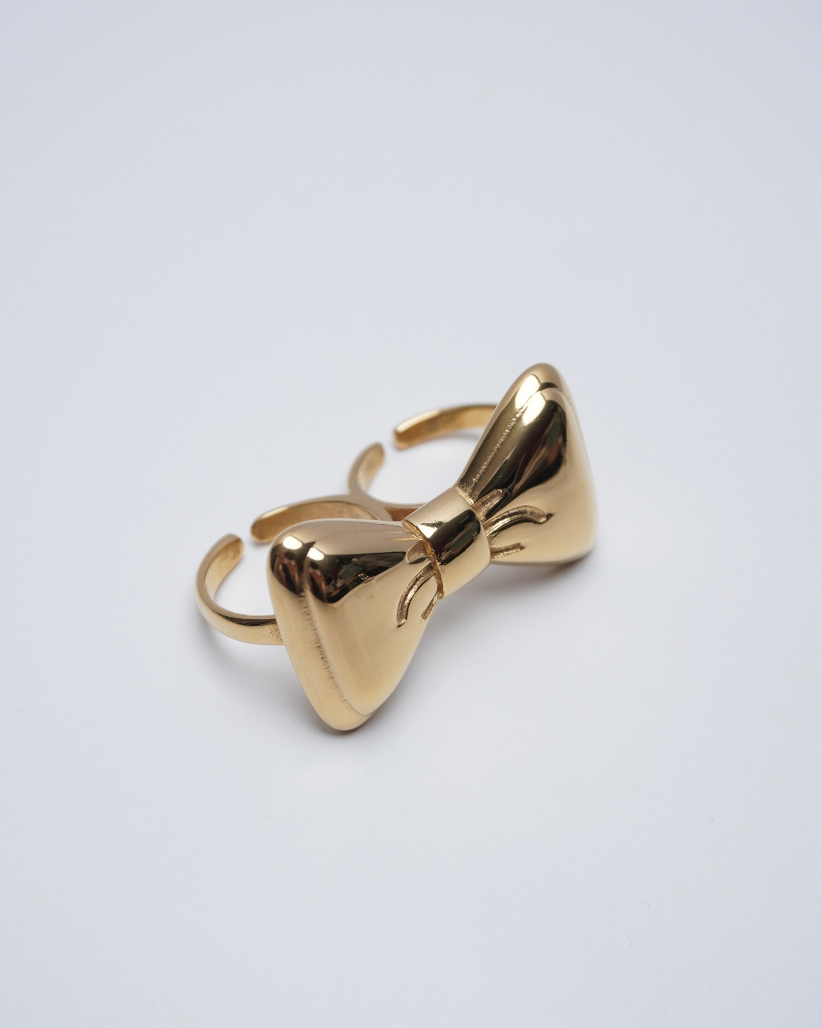 BOW DOUBLE FINNGER RING