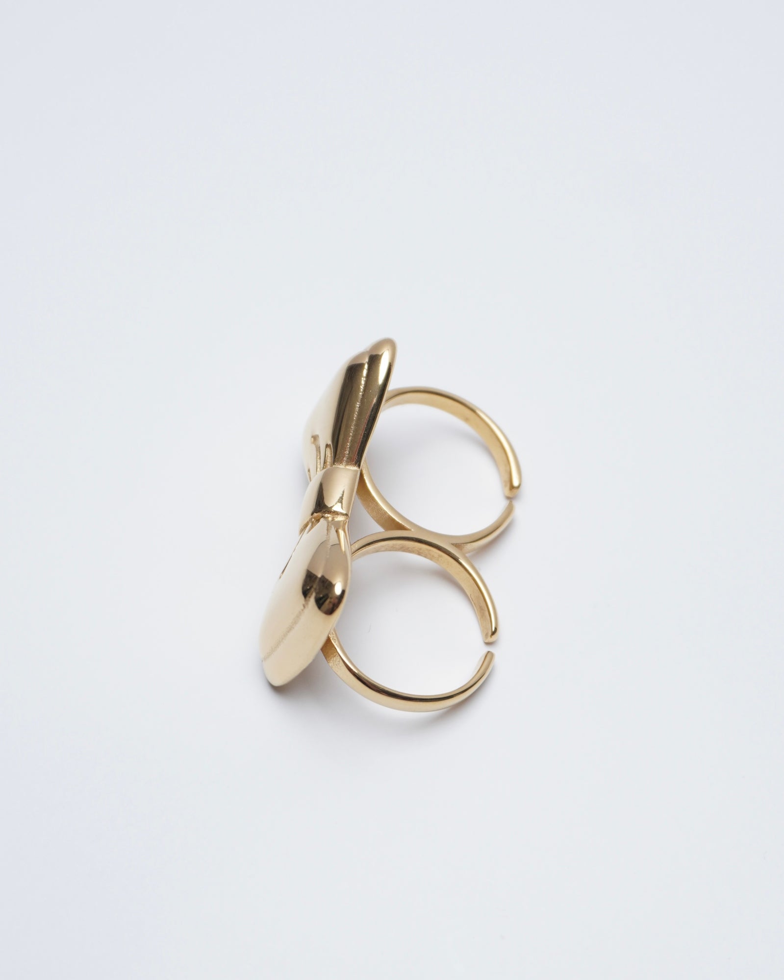 BOW DOUBLE FINNGER RING
