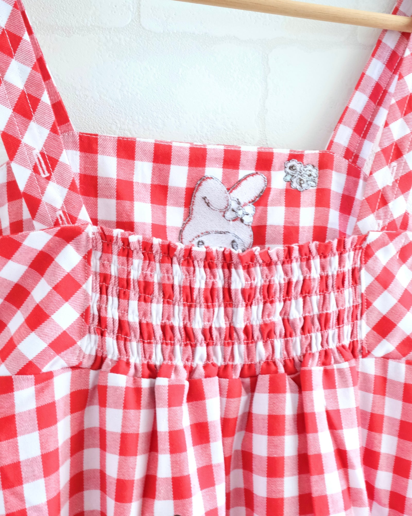 GINGHAM CHECK ONE-PIECE