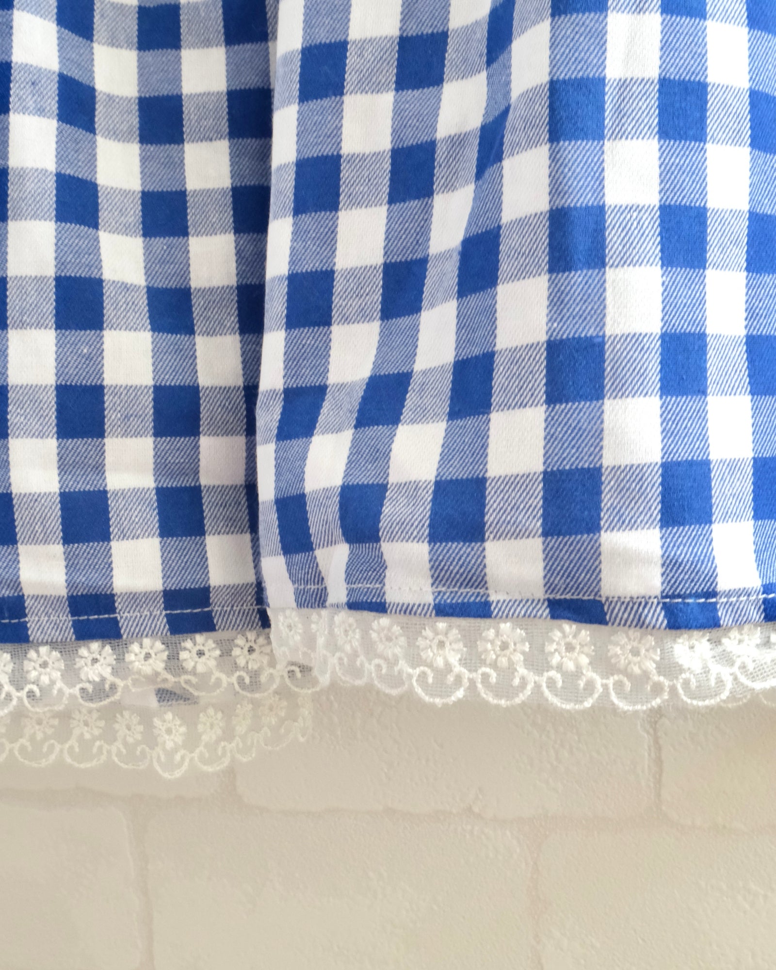 GINGHAM CHECK ONE-PIECE