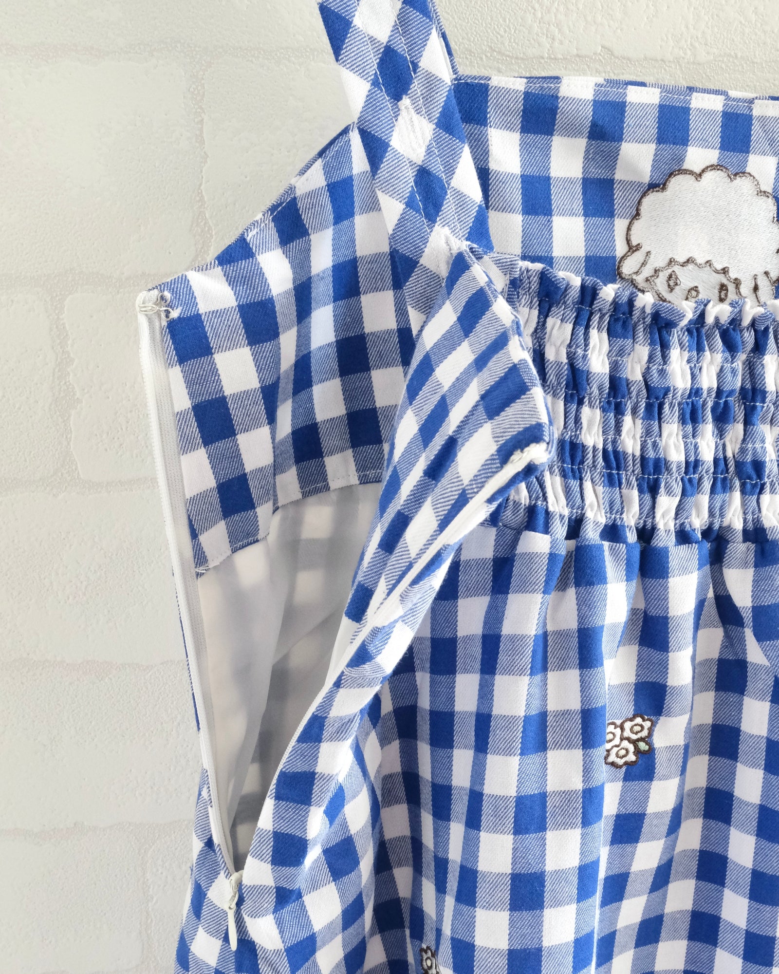 GINGHAM CHECK ONE-PIECE