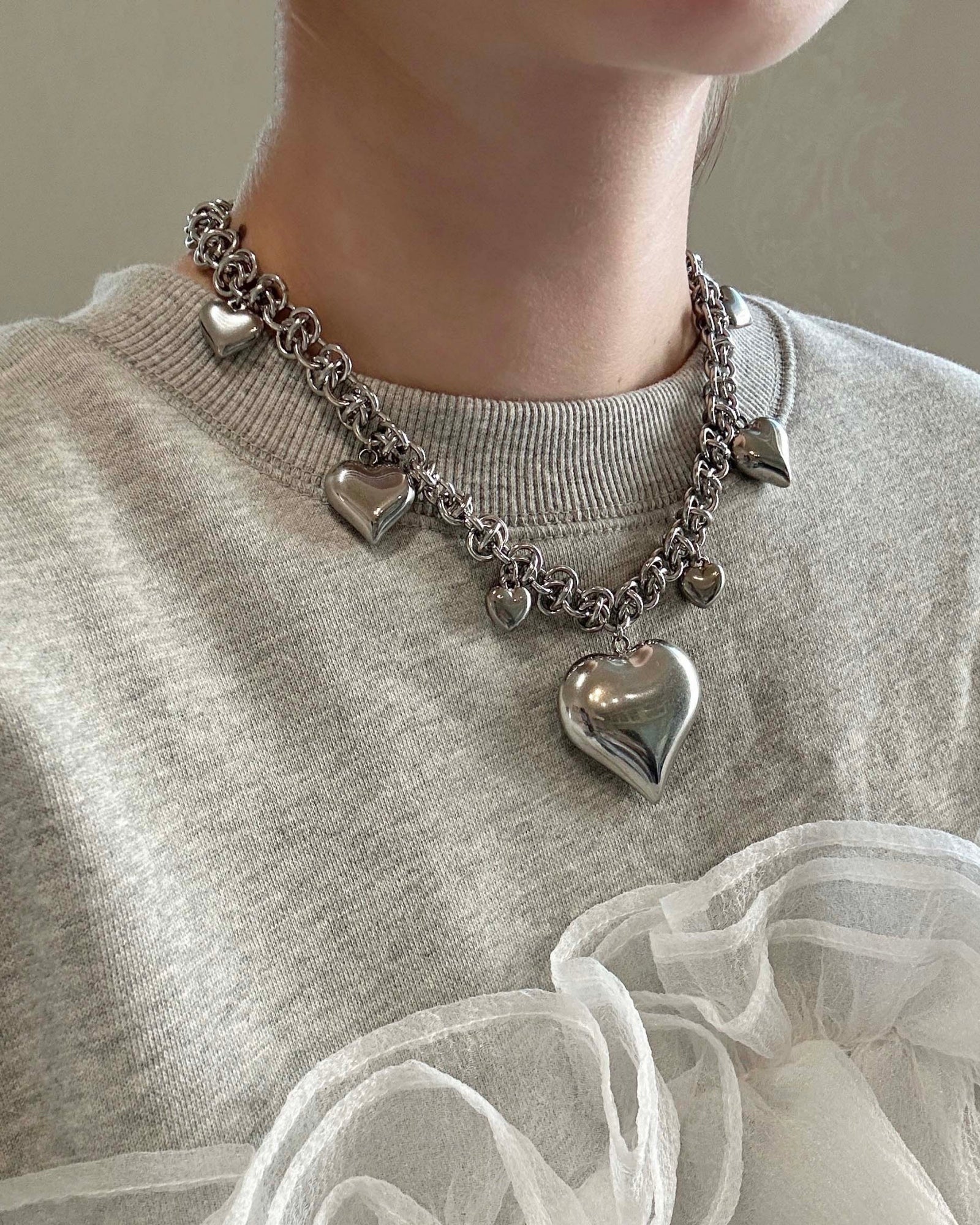HEART CHAIN NECKLACE