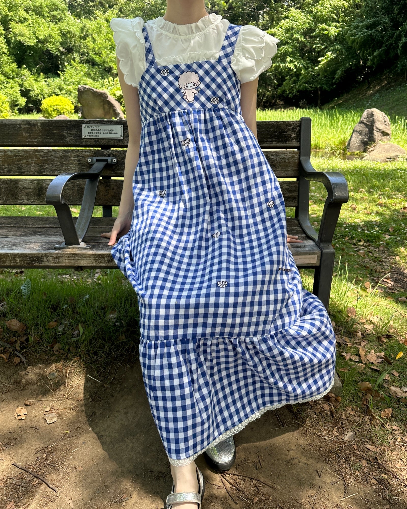 GINGHAM CHECK ONE-PIECE