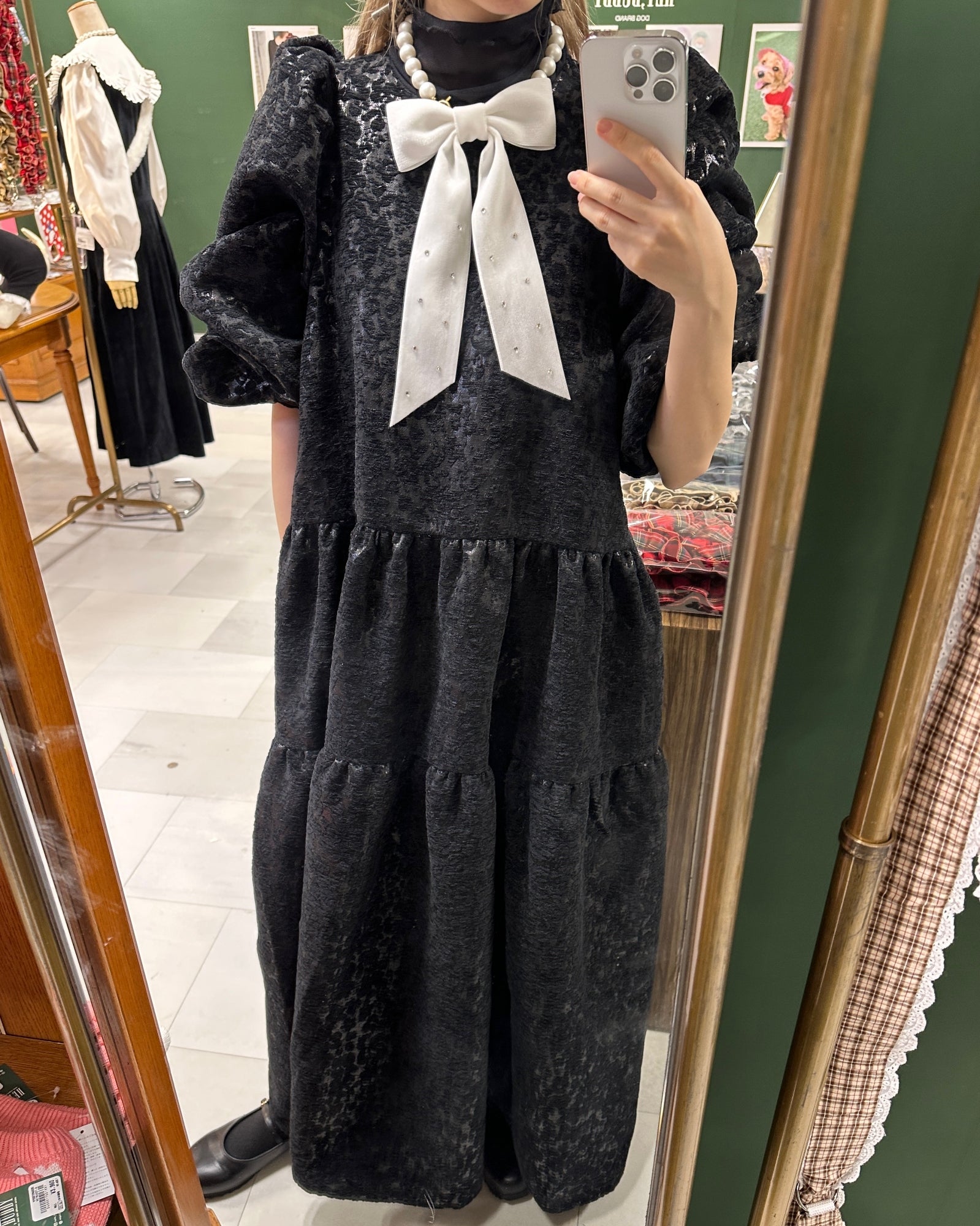 VELVET RIBBON TIE NECLACE