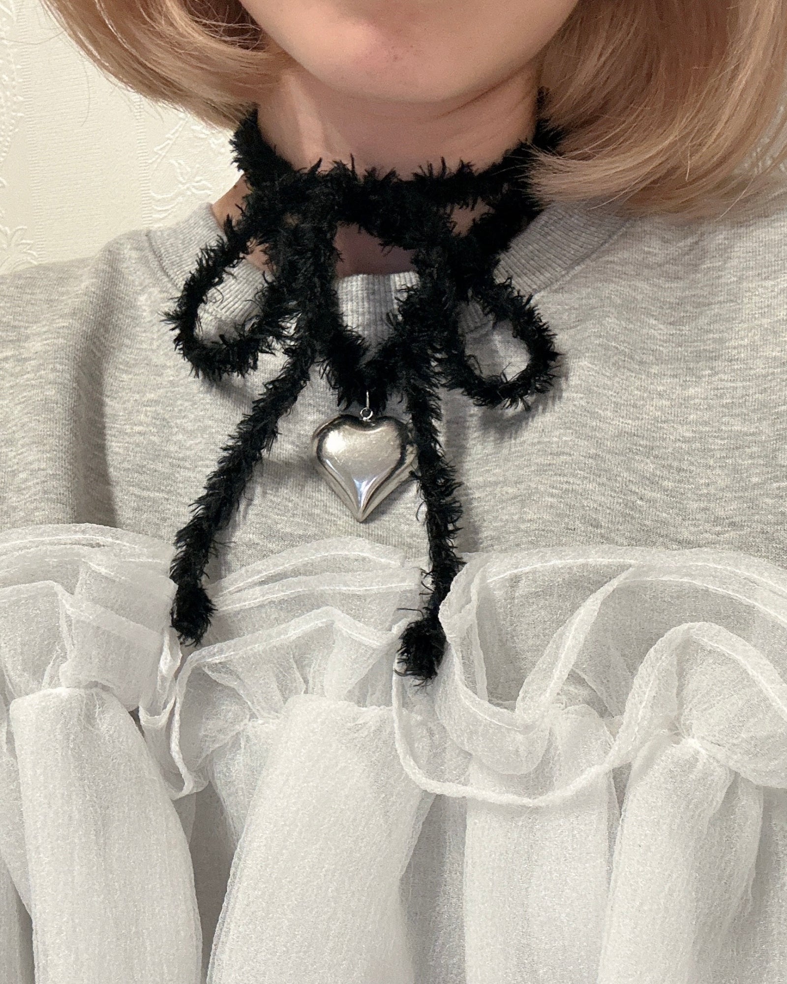 HEART FUR NECKLACE