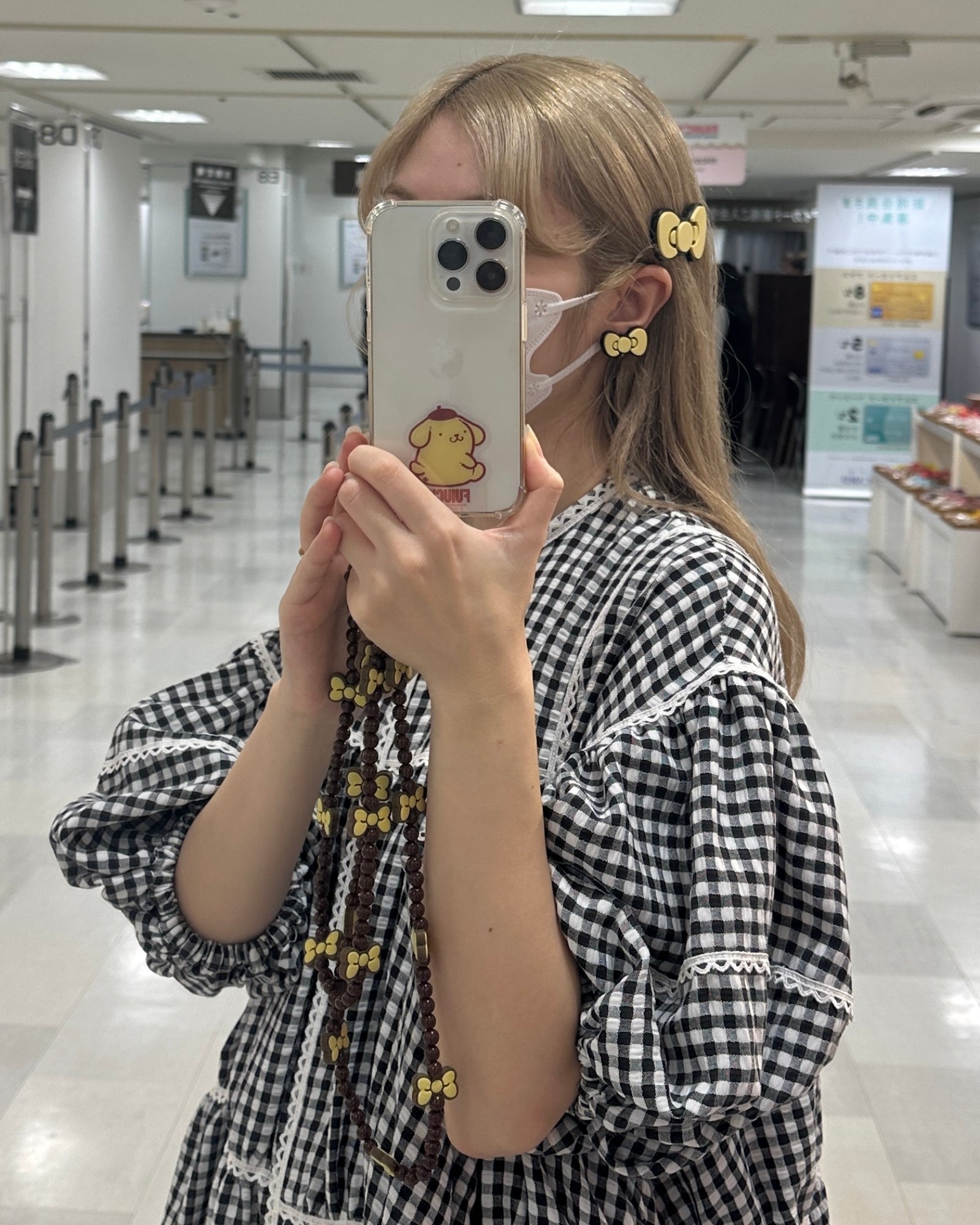 HELLO KITTY RIBBON CLIP
