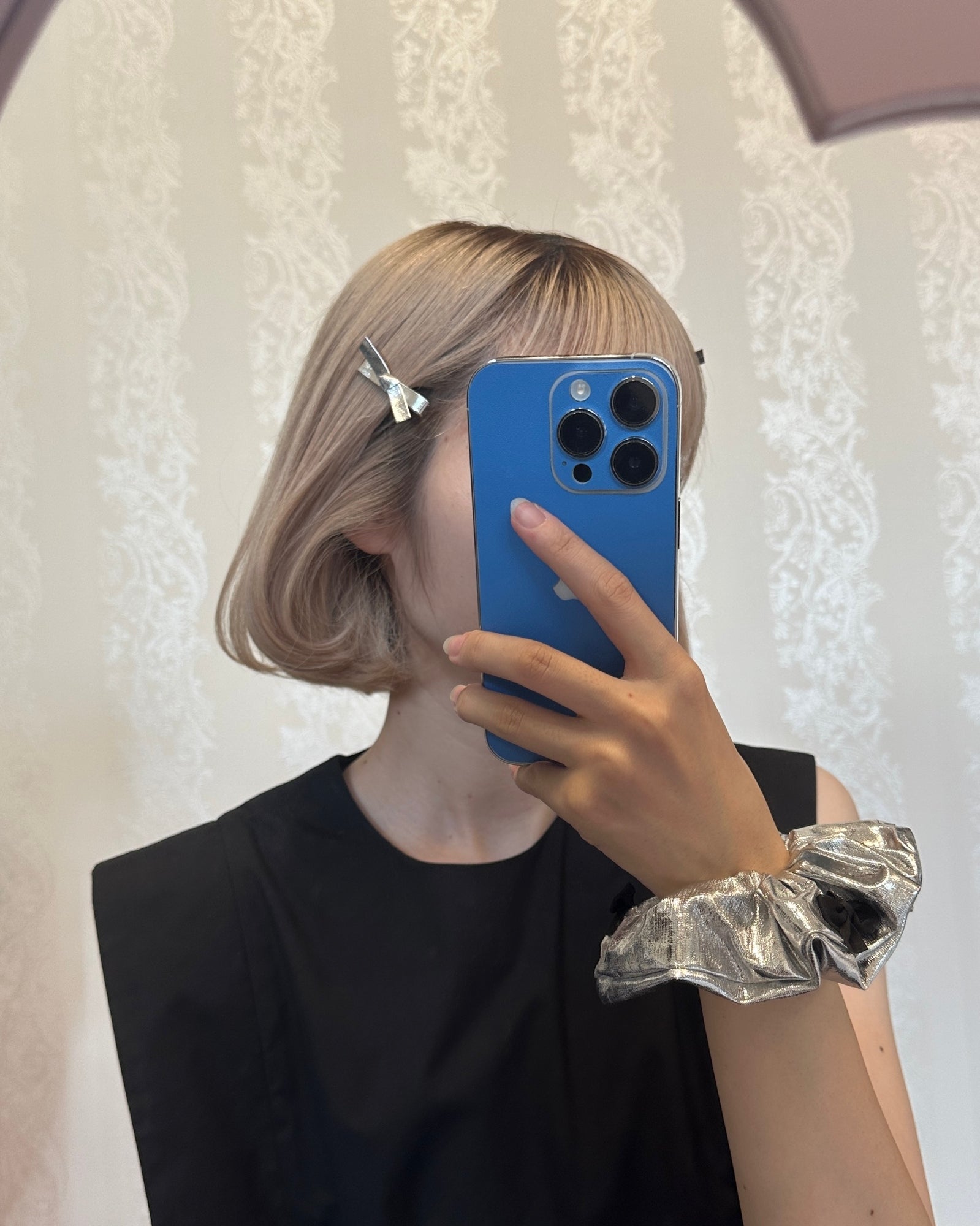 METALLIC RIBBON MINI CLIP (2PCS)