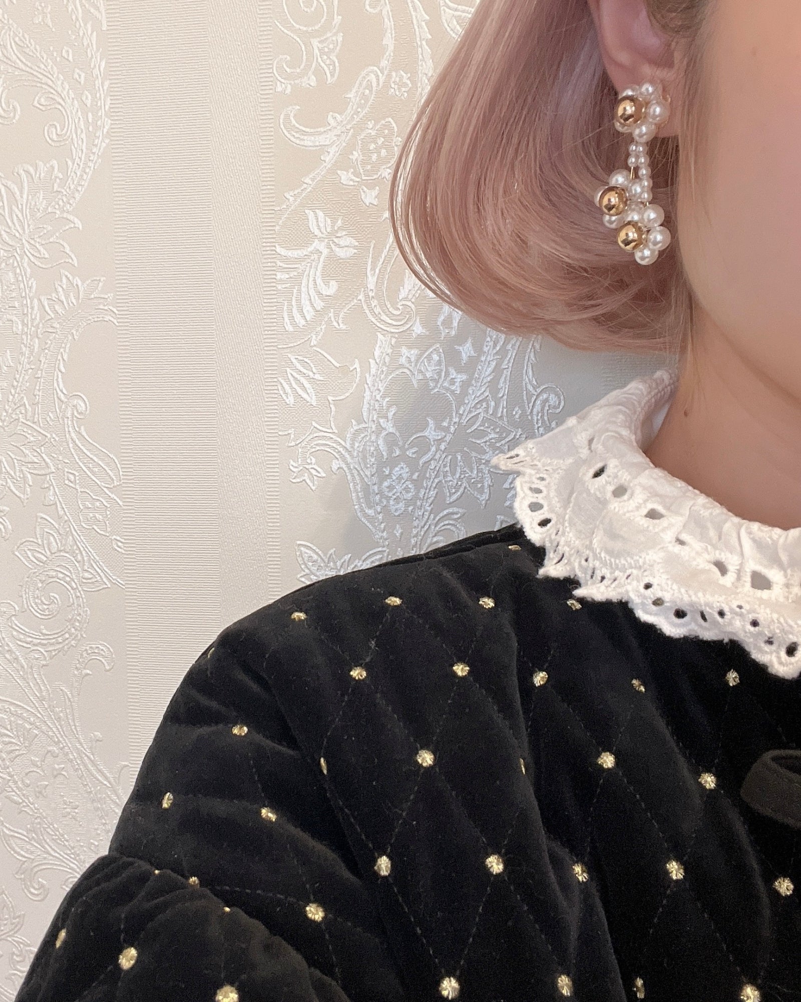 雪の華イヤリング / ピアス