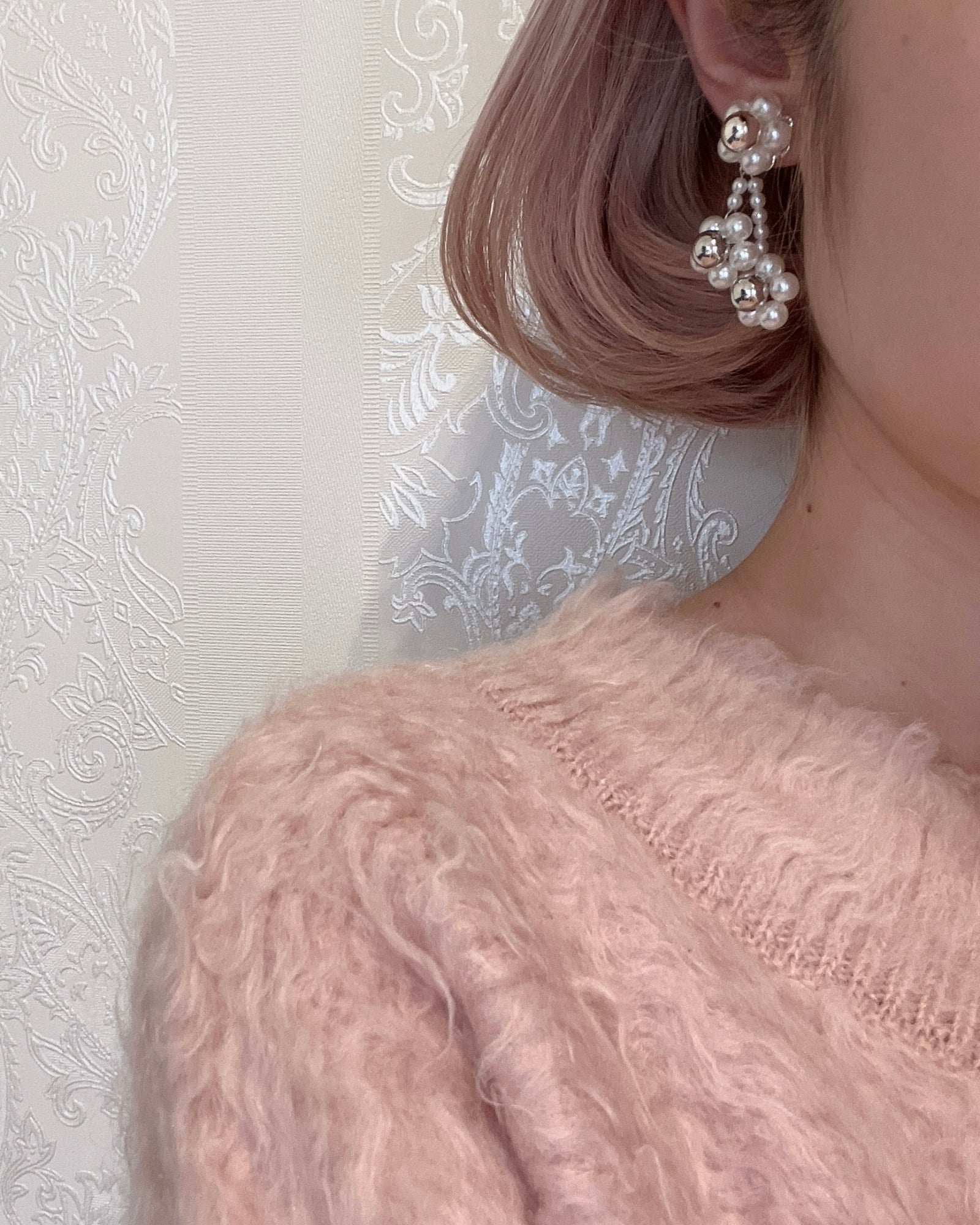 雪の華イヤリング / ピアス