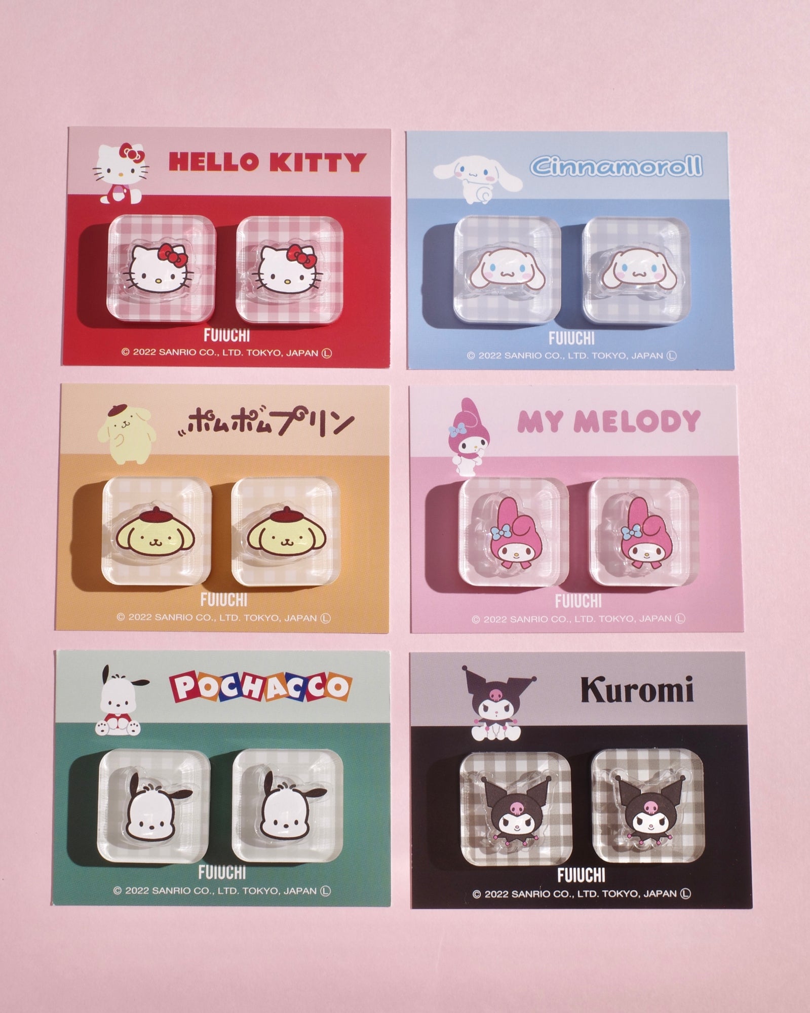 SANRIO SQUARE EARRING / PIERCE