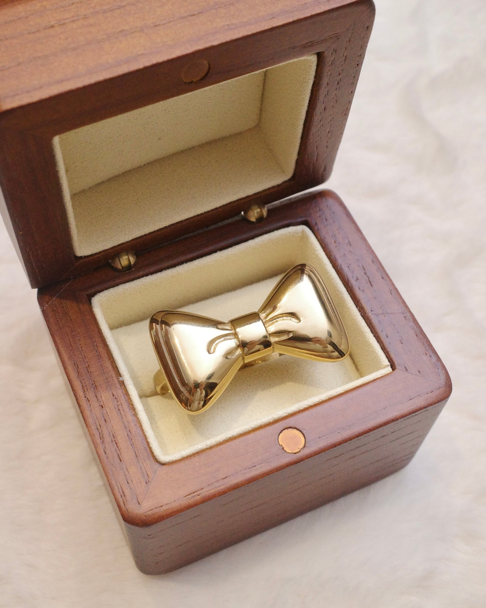 BOW DOUBLE FINNGER RING