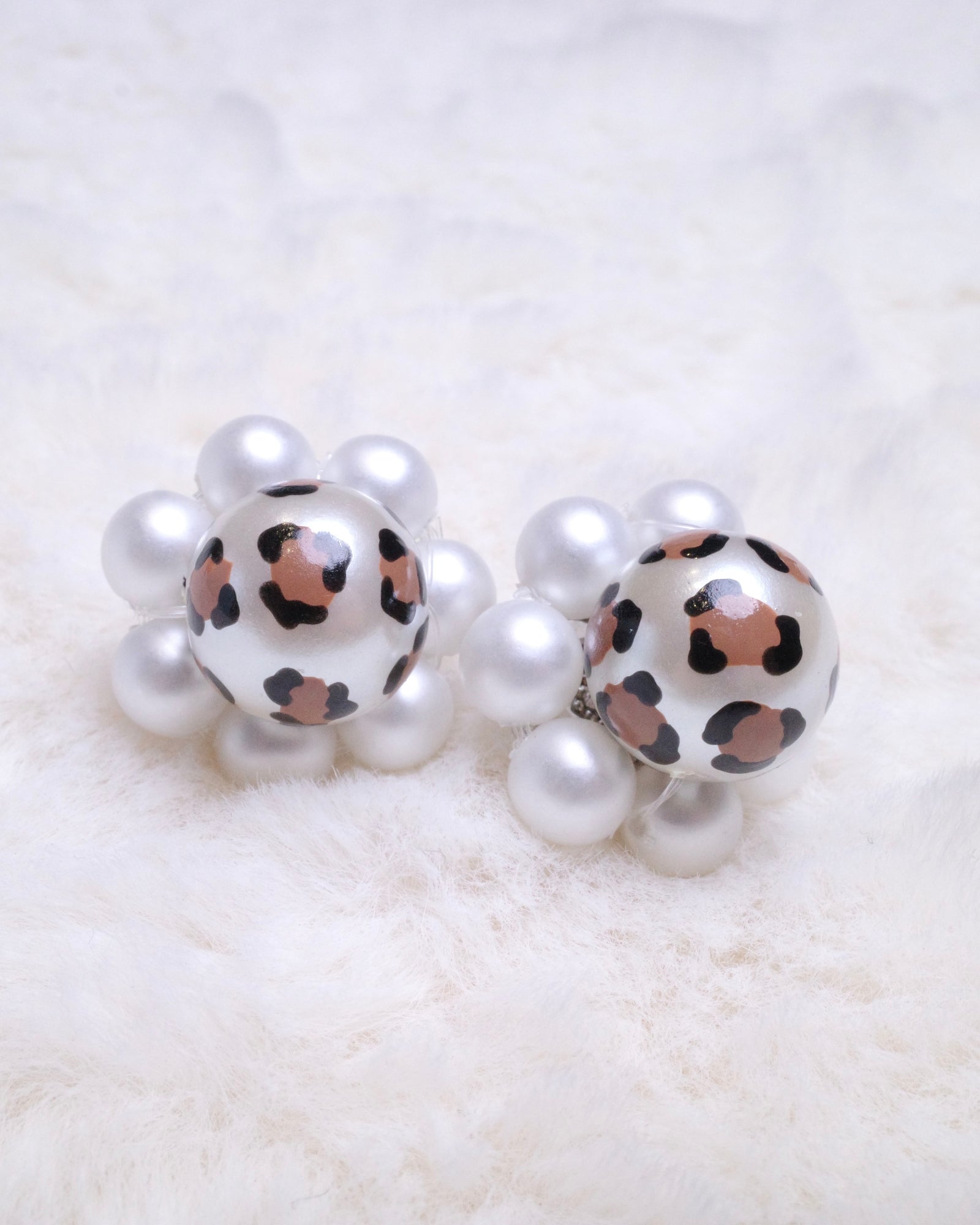 FUI PURE LEOPARD EARRING / PIERCE