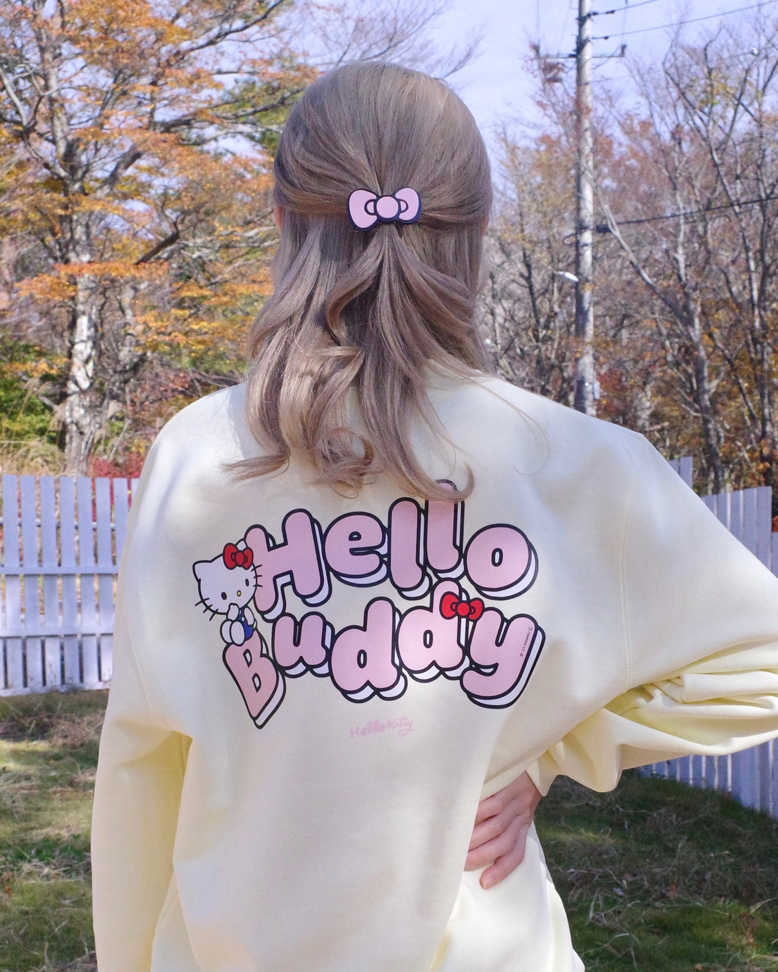 HELLO KITTY RIBBON CLIP