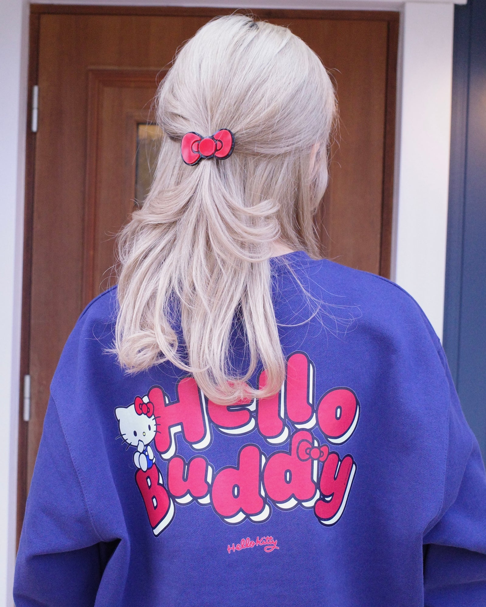 HELLO KITTY RIBBON CLIP