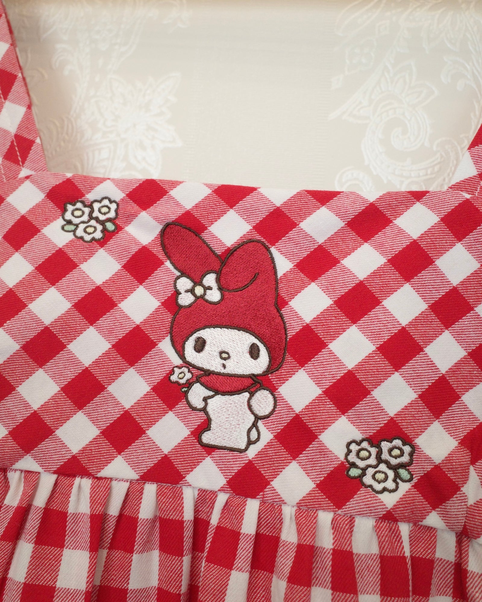 GINGHAM CHECK ONE-PIECE